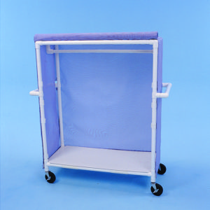 Clothing cart with full clothing bar