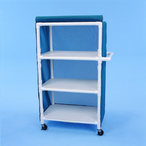 Three Shelf Cart w/ Cover, 32" x 20" Shelves