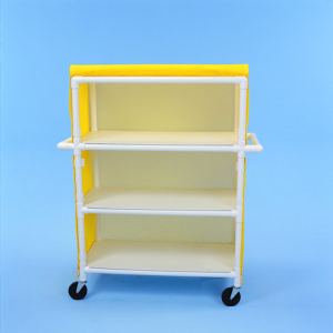 Three Shelf Cart w/ Cover, 42" x 20" Shelves